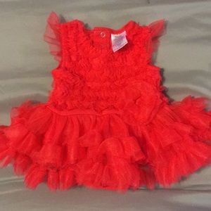 Red tutu onesie